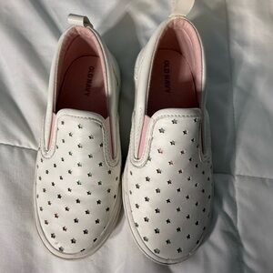 Old Navy Girls Slide on Shoes with stars
